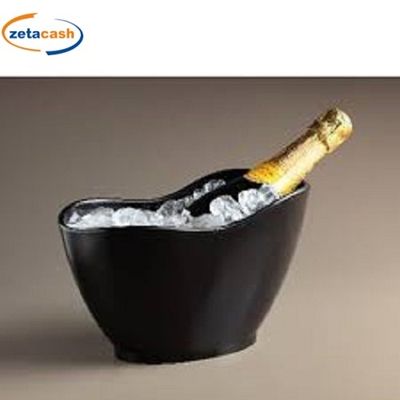 Glacette per vino nera e oro