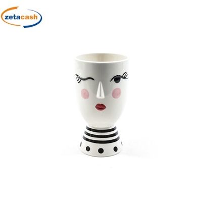 Vaso ceramica viso donna