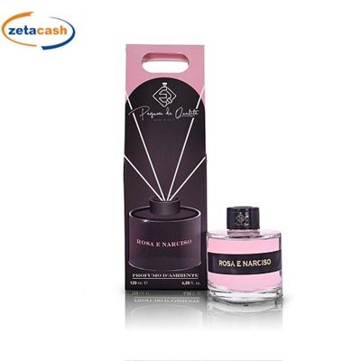 PROFUMAZIONE AMBIENTE BASTONCINI ROSA E NARCISO 120ML