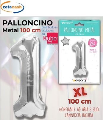 Palloncino 13” GM120 Argento Metallizzato Silver 038” 100pz