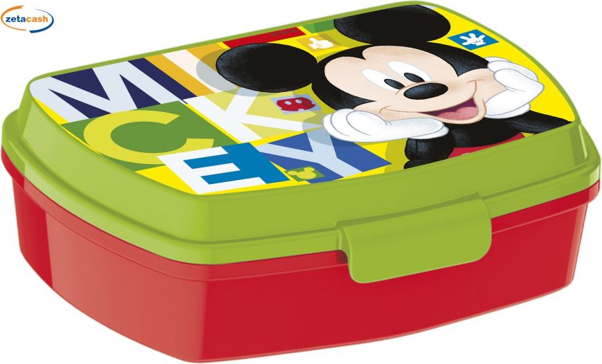 PORTA MERENDA MICKEY IN PLASTICA