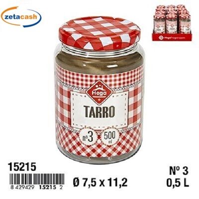 BARATTOLO TARRO MULTIUSO IN PLASTICA 500 ML