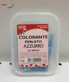 Colorante alimentare in polvere colore rubino perlato 6gr