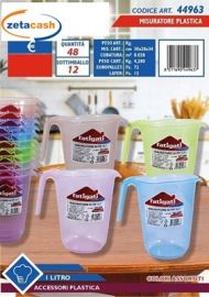 BICCHIERE BUBBLE GRADUATO IN PLASTICA 075 L