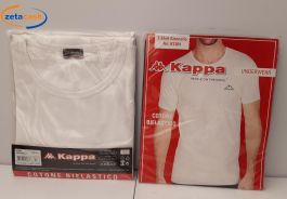 T SHIRT BIANCA KAPPA TG. XXL CON LOGO