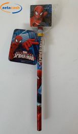 Spiderman Matite(Mina Hb), 24 Matite con Gomma, Adatto a Scuola e Ufficio,  per Disegnare, Scrivere, Regalo Festa/Regalo di Compleanno/Premi Scolastici  per Bambini, 18 X 1 X 1cm : : Cancelleria e prodotti